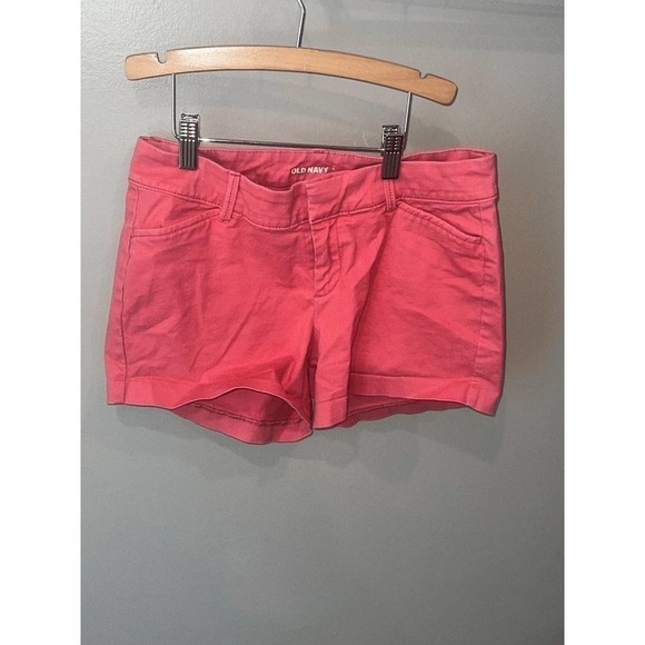 Old Navy Pixie Shorts Womens 0 Regular Chino Twill Lady Guav‎ Pink Pockets - Picture 3 of 4